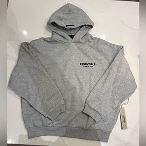 Fear of God Essentials Gray Hoodie